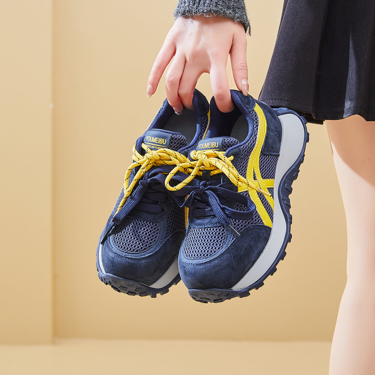 Women's Dad Trendy Autumn Korean Fashion Platform Women's Sports Shoes