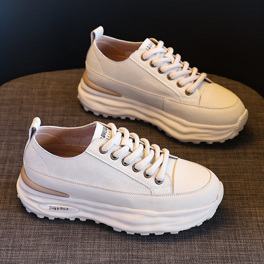 Pretty Stylish Women's White Autumn Platform Women's Casual Shoes