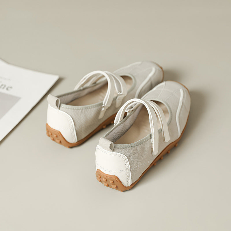 Women's Niche Ballet Style Training Double Stripe Mary Jane Women's Sports Shoes
