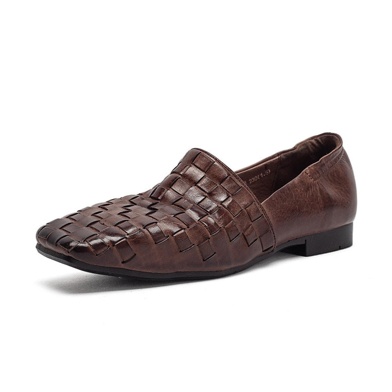 Women's Retro Style Slip-on Pumps Special Interest Light Women's Casual Shoes