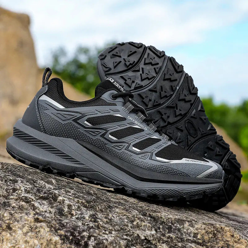 Men's Green Outdoor Hiking Large Size Running Live Men's Sports Shoes