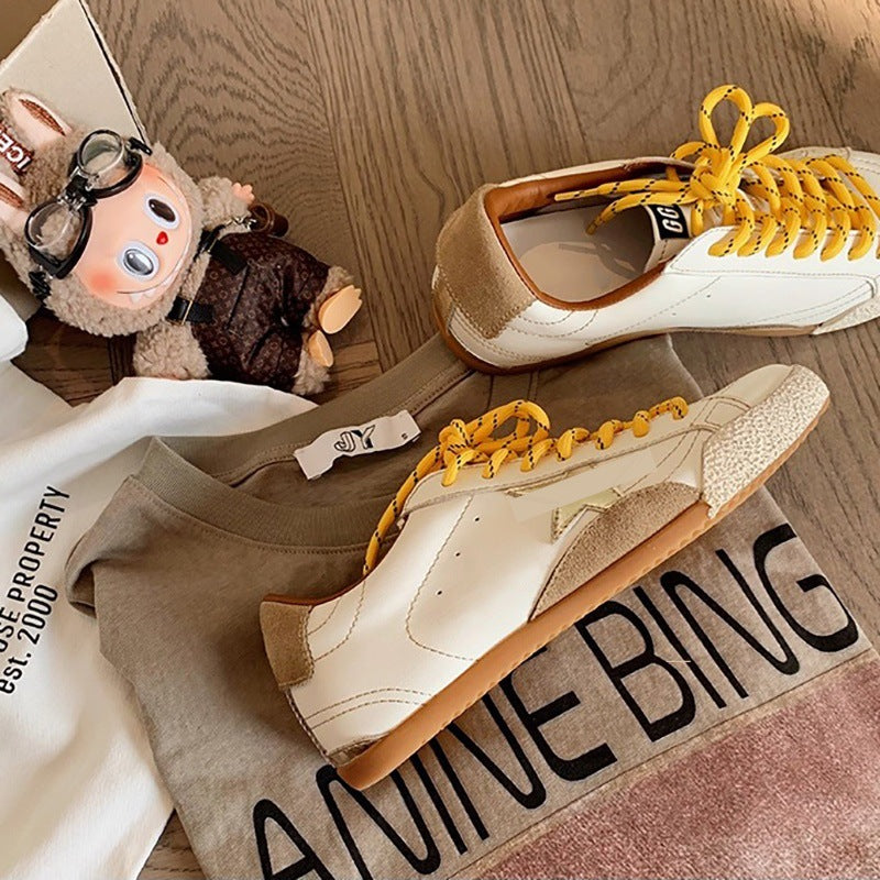 Women's Distressed Little Dirty Korean Style White Women's Casual Shoes
