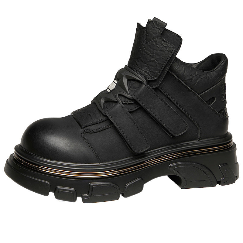 Men's Style Velcro Versatile Increased Punk Thick Boots