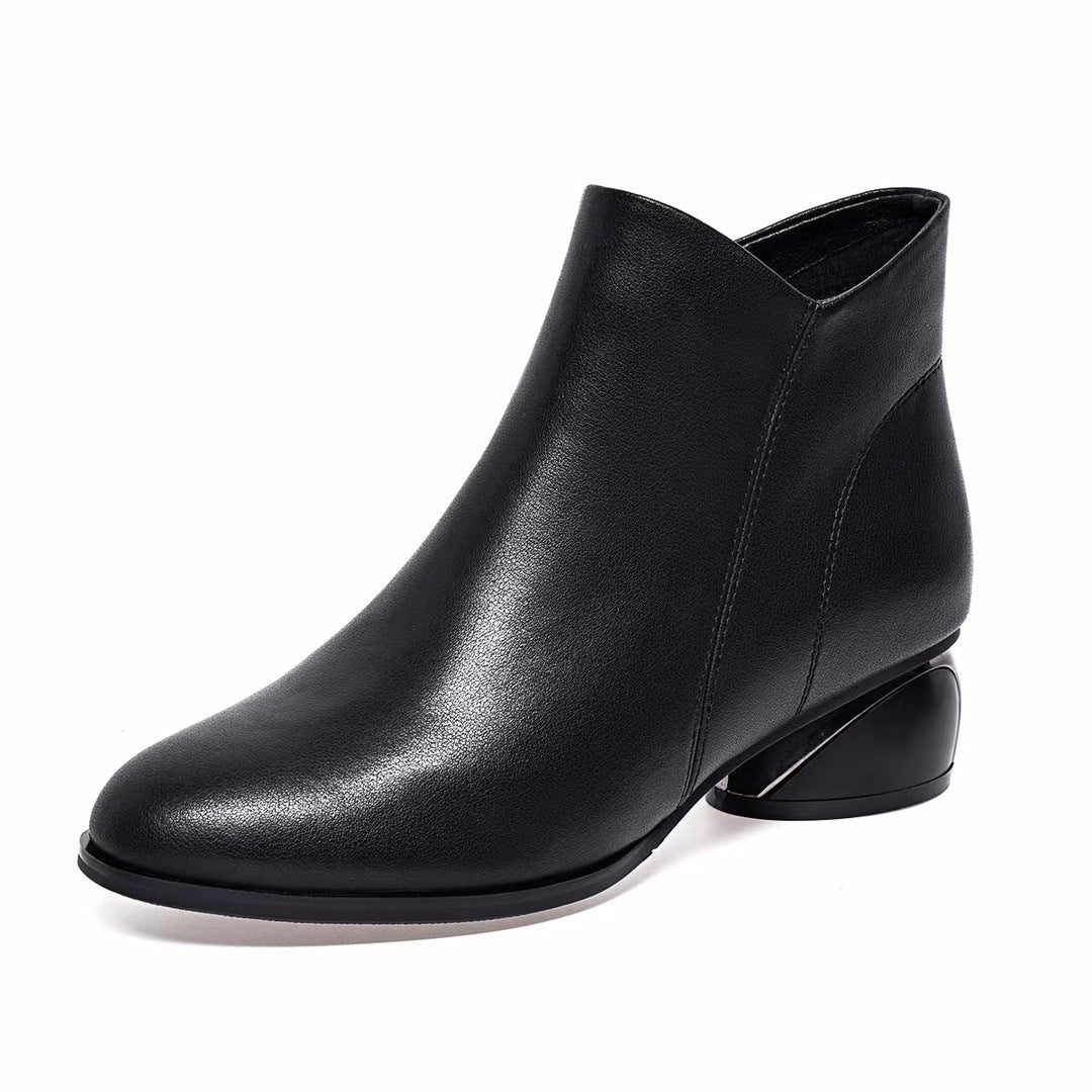 Women's Short Flat Soft Round Toe Mother Single Men's Shoes