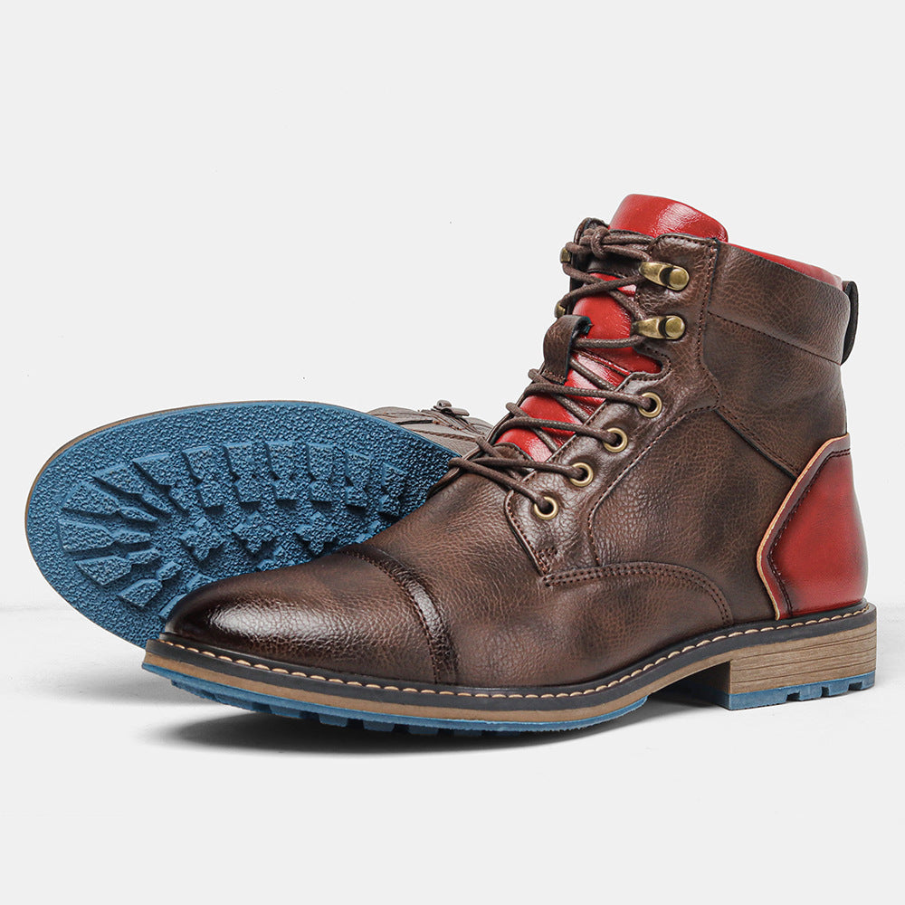 Men's Large Size Single Fashion Clothes Ankle Boots