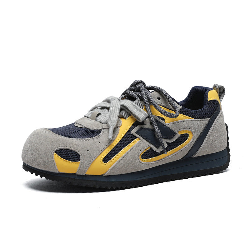 Women's Mesh Breathable German Training Autumn Thick Bottom Color Matching Dad Women's Sports Shoes