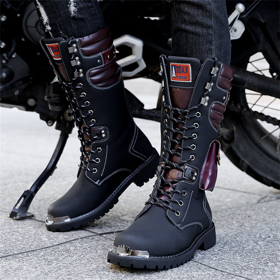 Men's Big Toe Long Tube Worker High Leg Men's Martin Boots