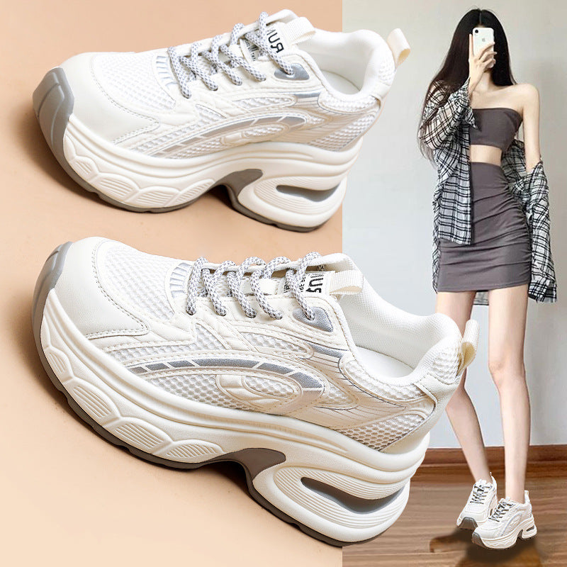 Women's Height Increasing Insole Dad Outdoor Wear Sports Casual Shoes