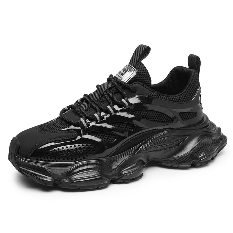 Men's Black Daddy Summer Running High Sense Men's Sports Shoes
