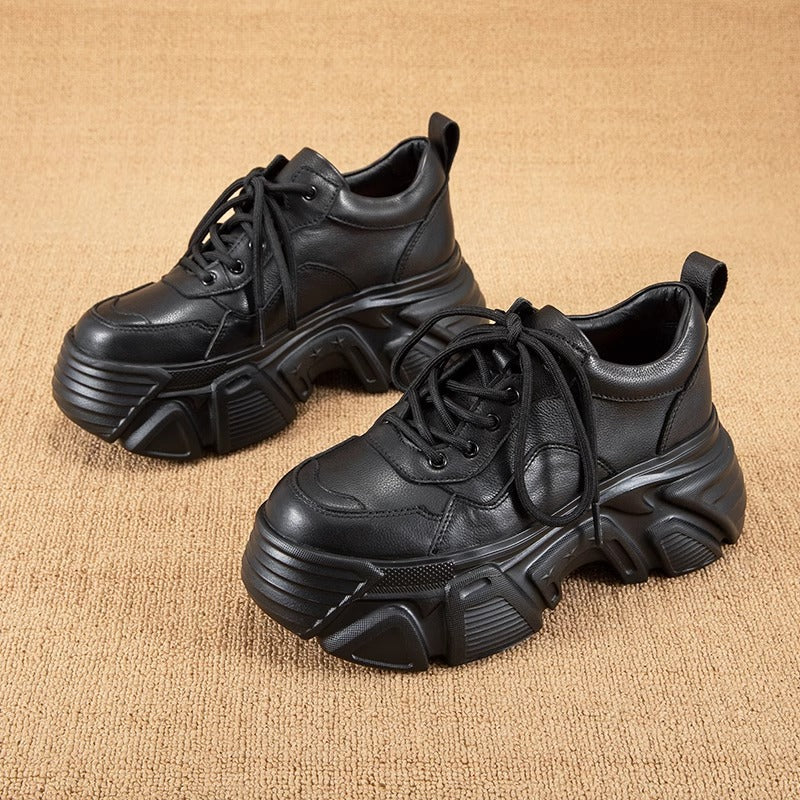 Women's Platform Spring Versatile Height Increasing High Women's Casual Shoes