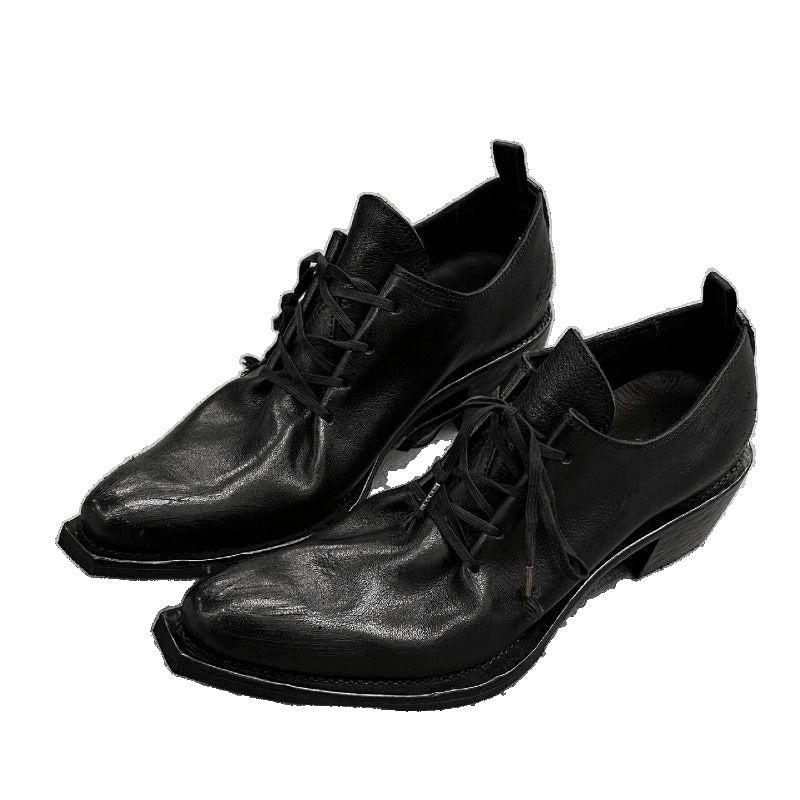 Women's & Men's Model Wizard Catwalk Fashion Pointed High Platform Derby Height Heels