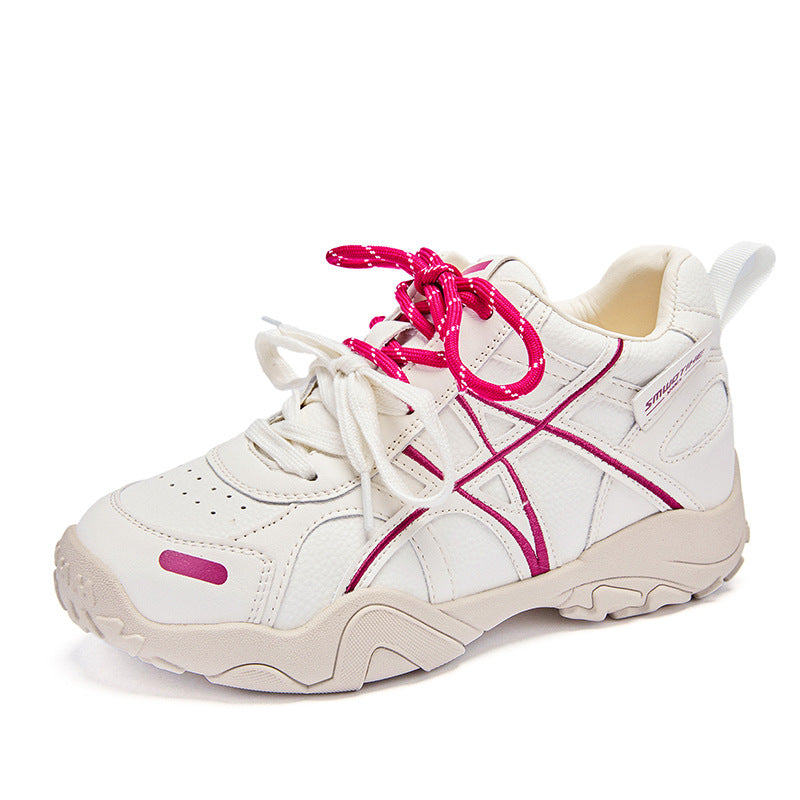 Women's Increasing Insole Spring Thick-soled German Training Long-time Not Tired Casual Shoes
