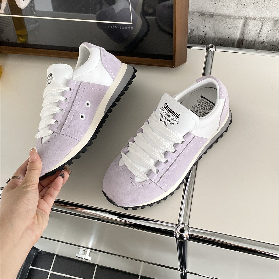 Women's Early Autumn Thick Bottom Lightweight White Trendy Women's Sports Shoes