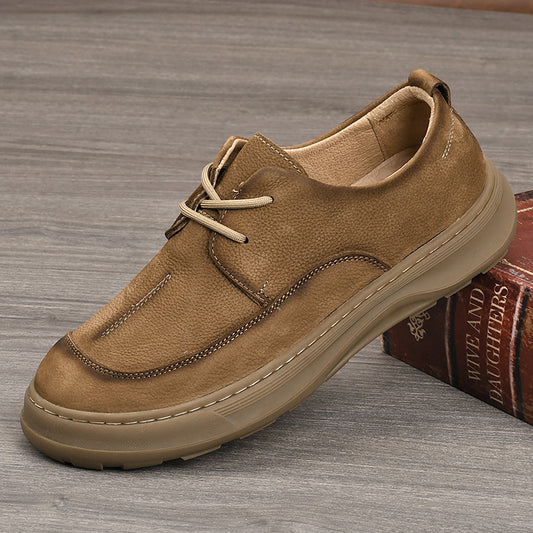 Men's Suede Business Breathable Soft Sole Men's Casual Leather Shoes