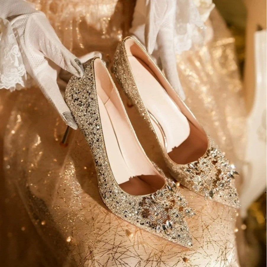 Women's Wedding Single Bride Affordable Luxury Style High-grade Women's Fashion Shoes