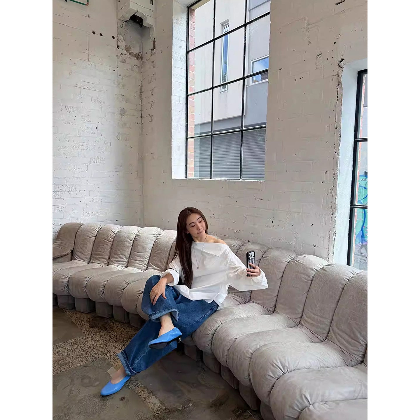Women's Second Hair Shallow Mouth Flat Bottom Pumps Spring Pleated Elastic Women's Fashion Shoes