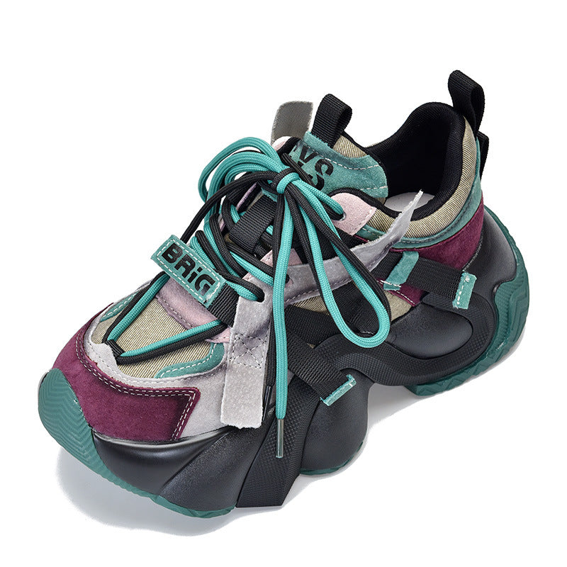 Classy Women's Spring Platform Dad Design Men's Shoes