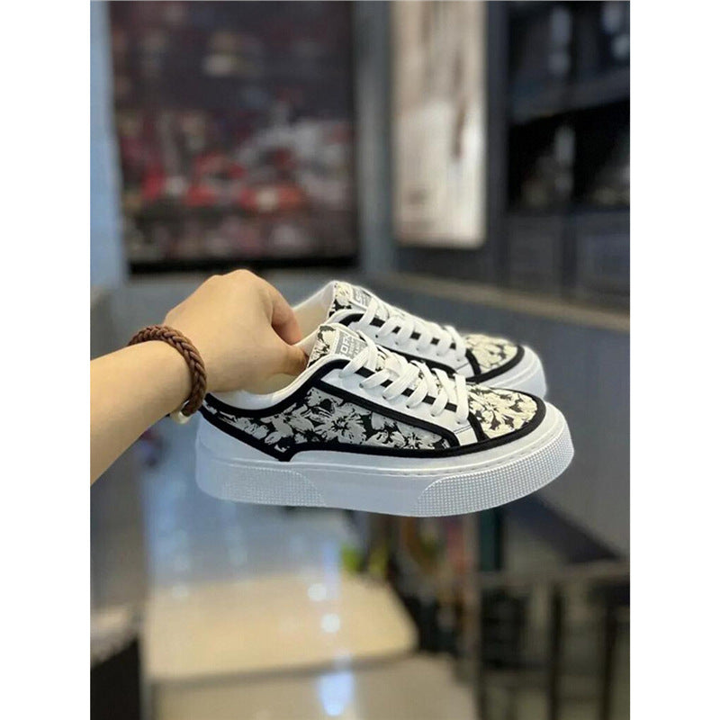 Men's Fashionable Summer Printing Breathable Board Versatile Men's Sports Shoes