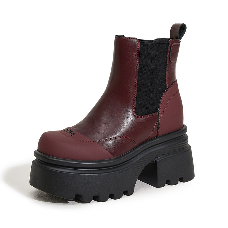 Women's Pipe Height Increasing Insole Thick Bottom Men's Shoes