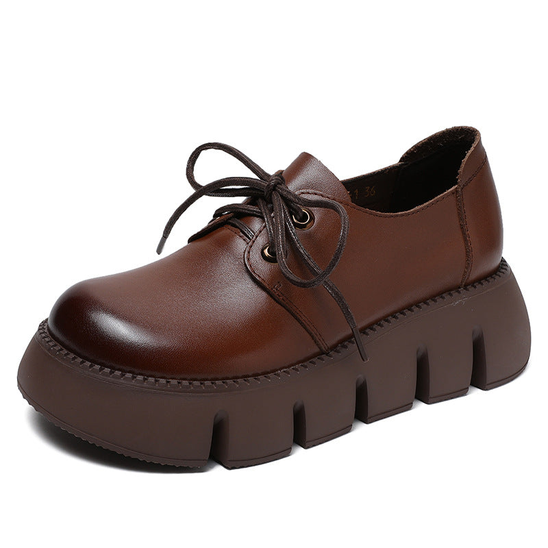 Women's Genuine Muffin Thick Bottom Chunky Pumps Women's Fashion Shoes