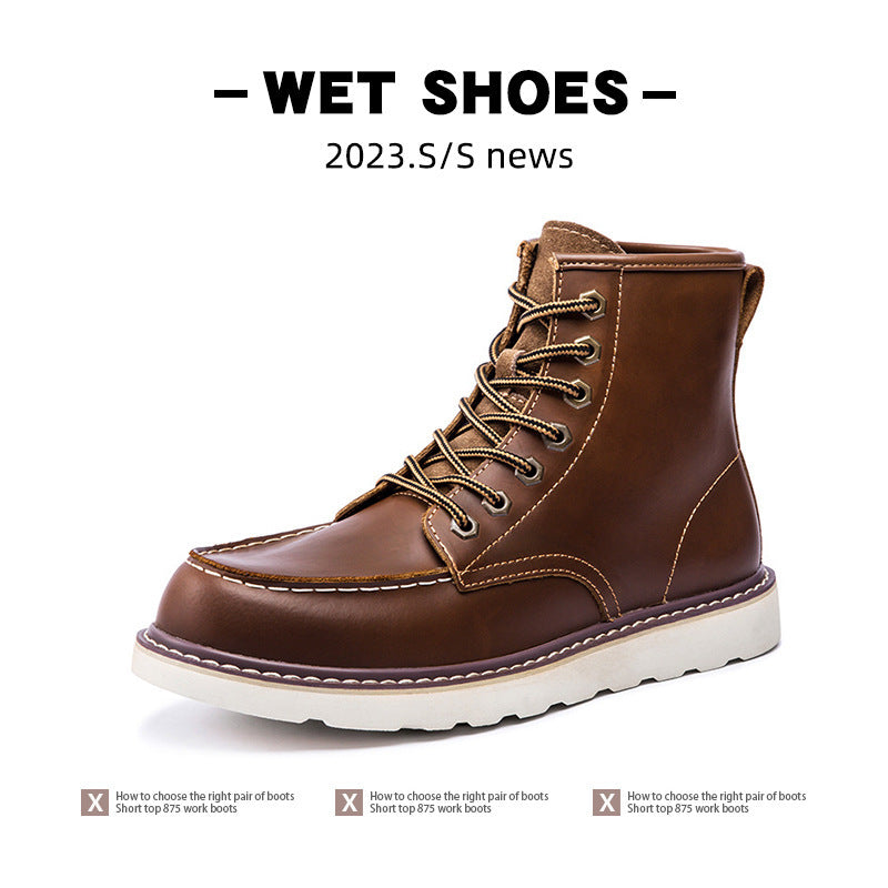 Men's Plus Size Martin Short American Outdoor Clothes Special Men's Shoes