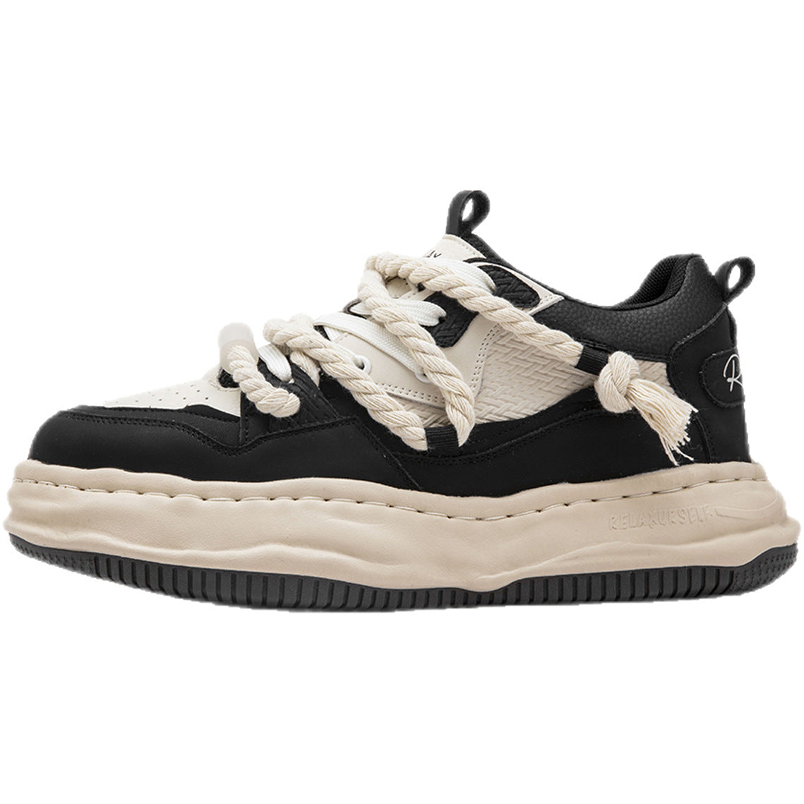 Men's Distressed Polished Dirty Thick Sole Increased Versatile Dissoed Board Niche Men's Sports Shoes