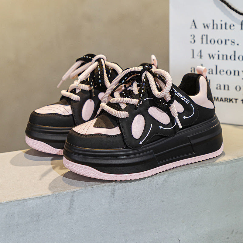 Women's Inner Height Increasing Board Bread Korean Women's Casual Shoes