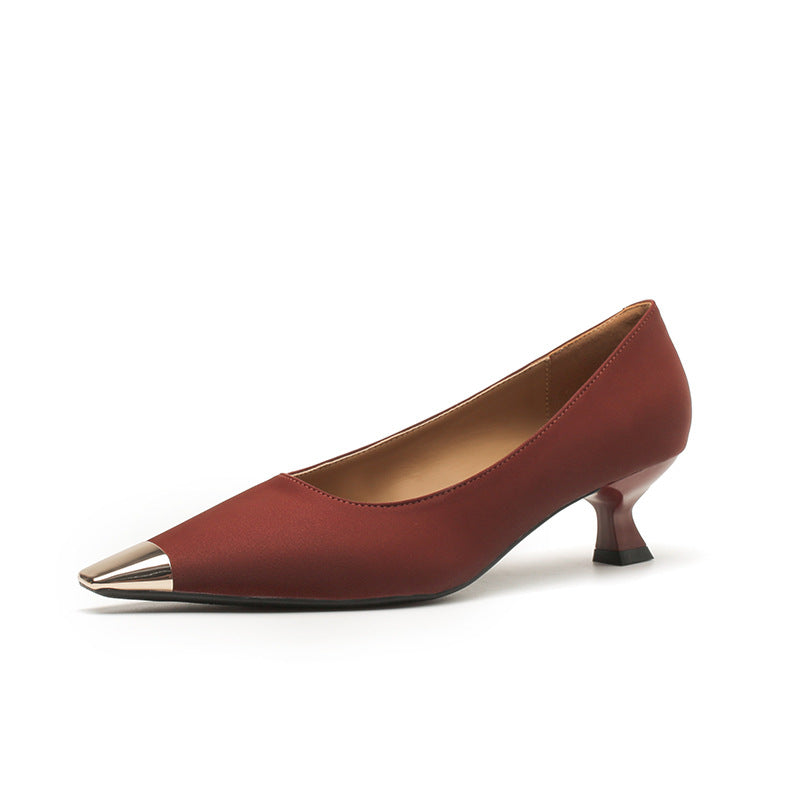 Women's Toe Cap High Stylish Low Commuter Four Women's Shoes