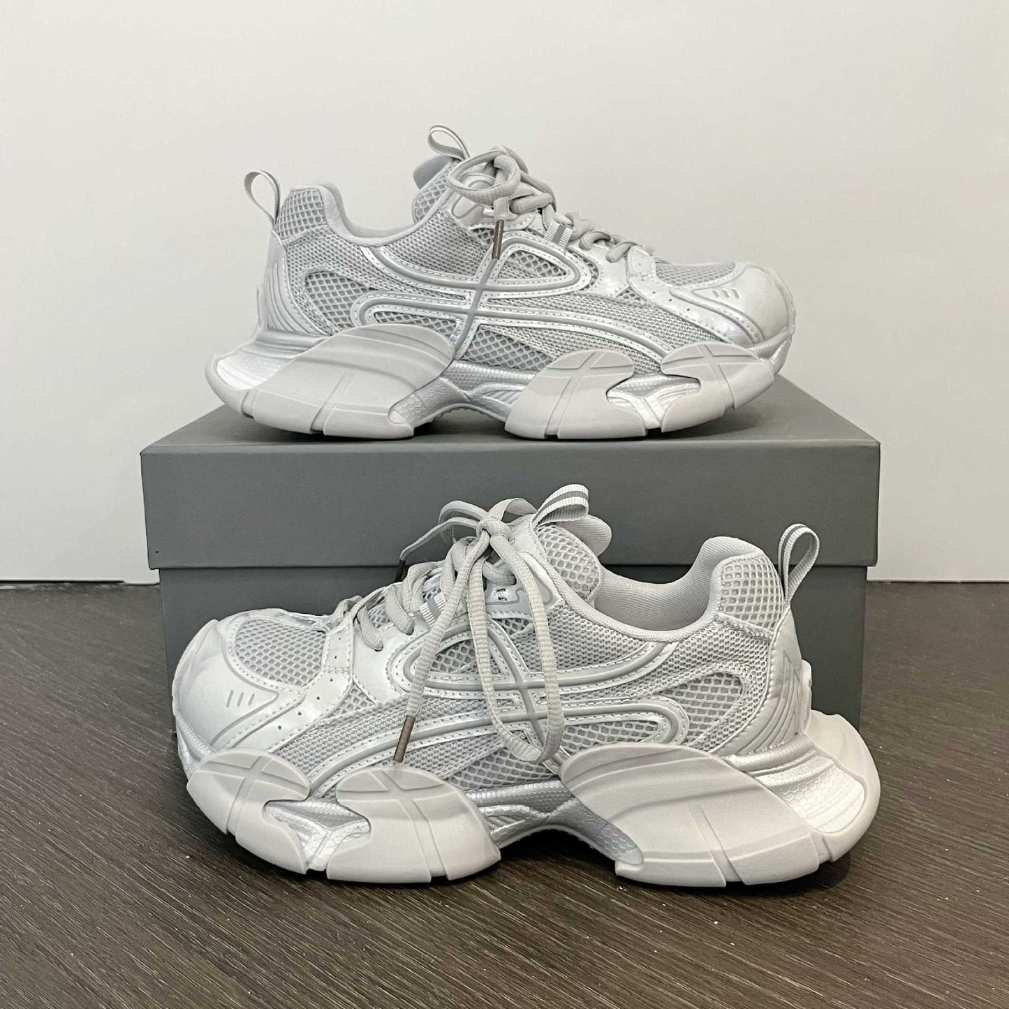 Women's Platform Dad Spring Mesh Breathable Pants Light Sneakers