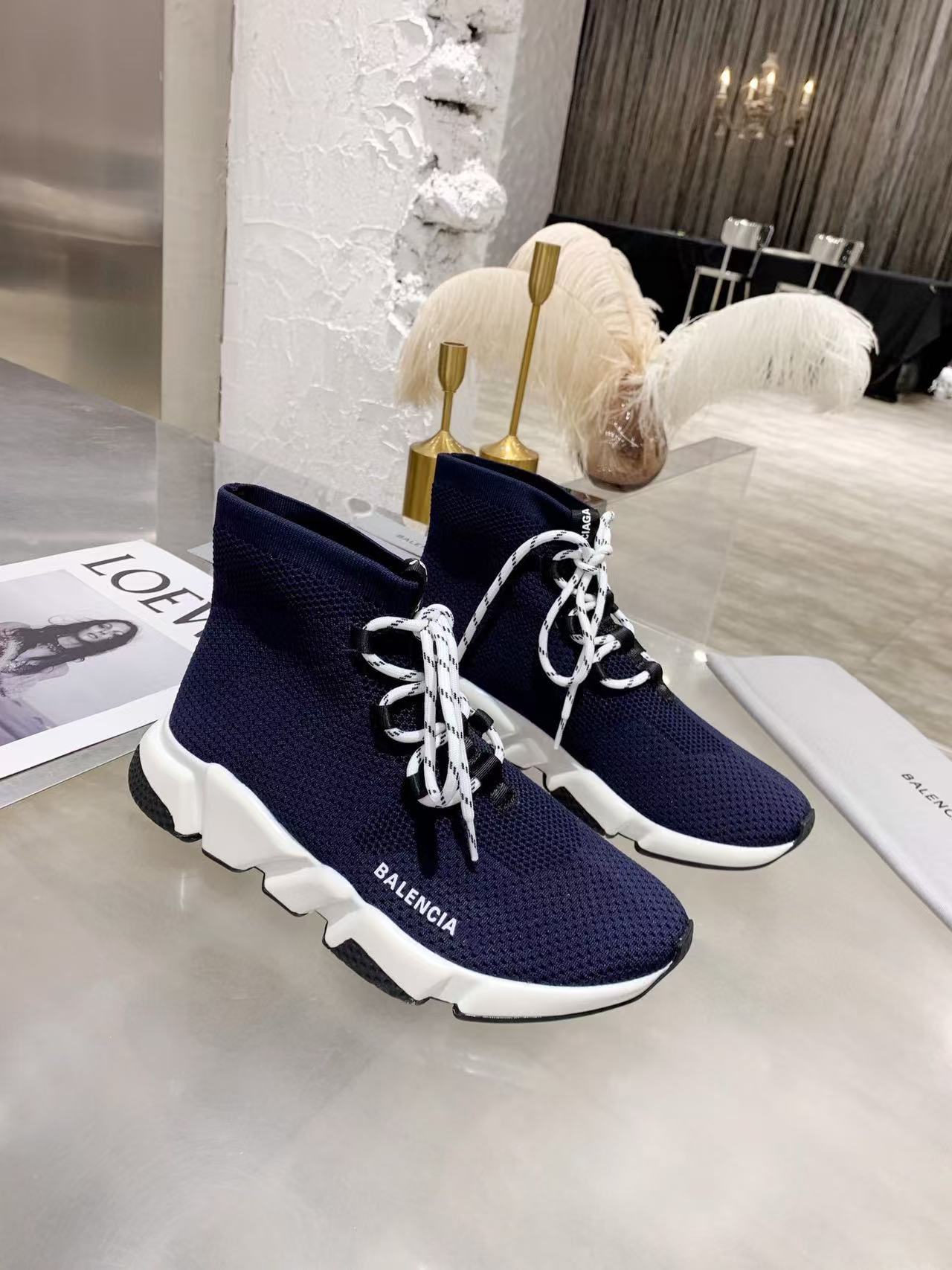 Women's & Men's Stretch Sock Super Popular Flat B- Home Sports Casual Shoes