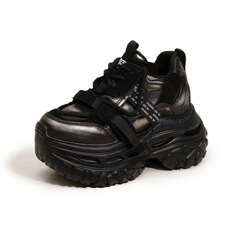 Women's Platform Dad Spring Lightweight Fashionable Height Increasing Women's Sports Shoes