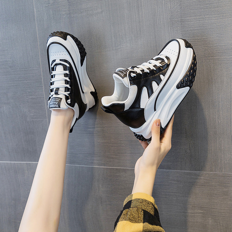 Women's Fashionable Versatile Dad Platform Muffin Height Women's Casual Shoes