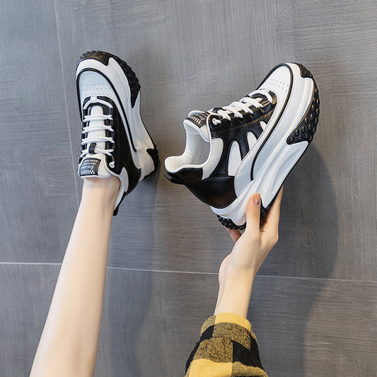 Women's Fashionable Versatile Dad Platform Muffin Height Women's Casual Shoes