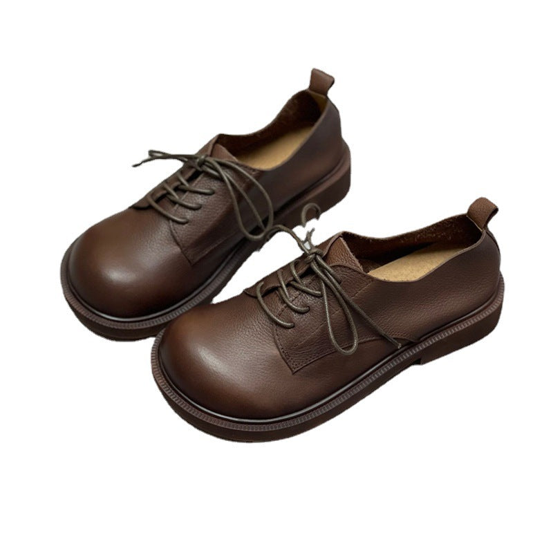 Style Artistic Retro Genuine Pumps Soft Bottom Women's Casual Shoes