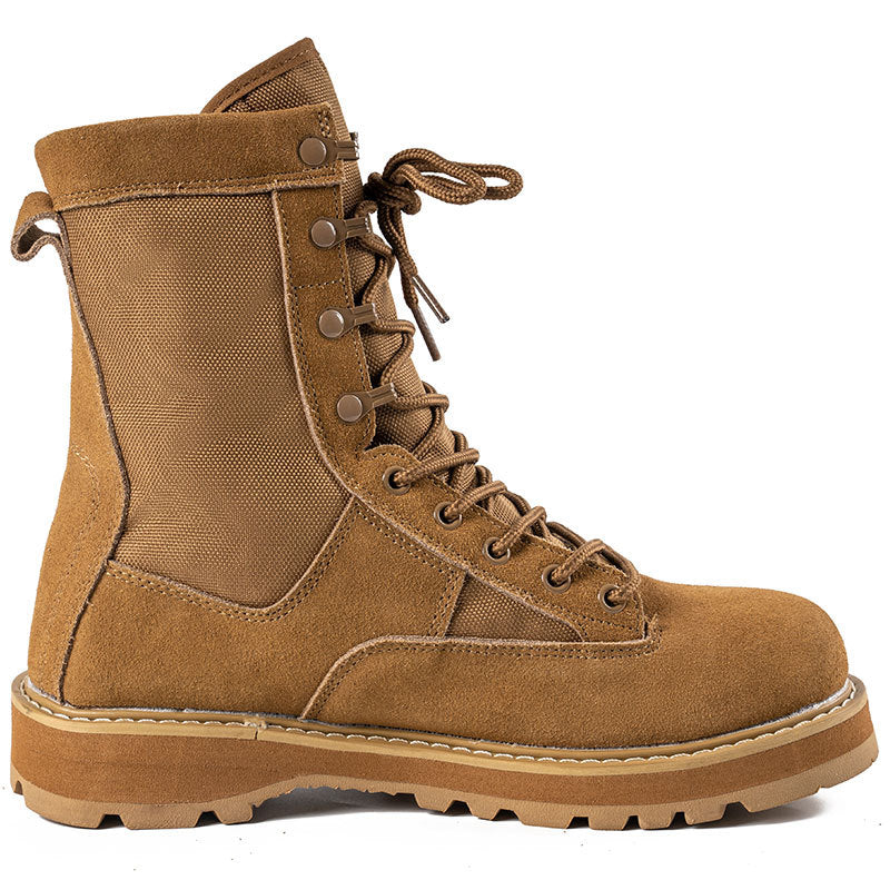 Men's Thickened Breathable Zipper Combat Desert Mountaineering Boots