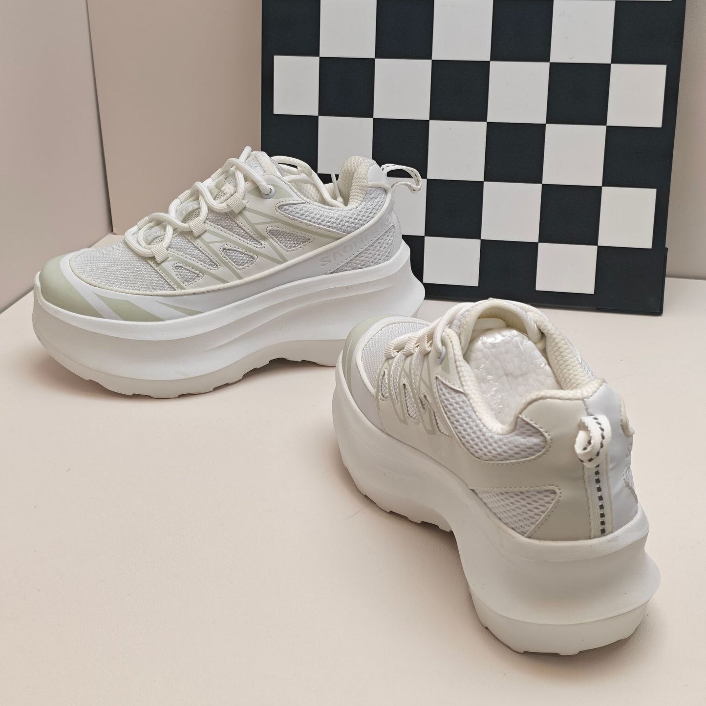 Women's Lightweight Comfortable Platform Height Increasing Fashionable Sports Casual Shoes
