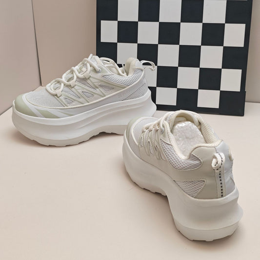 Women's Lightweight Comfortable Platform Height Increasing Fashionable Sports Casual Shoes