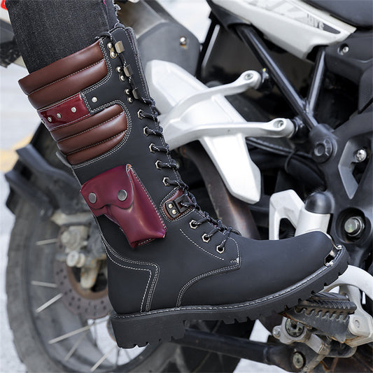 Men's Big Toe Long Tube Worker High Leg Men's Martin Boots