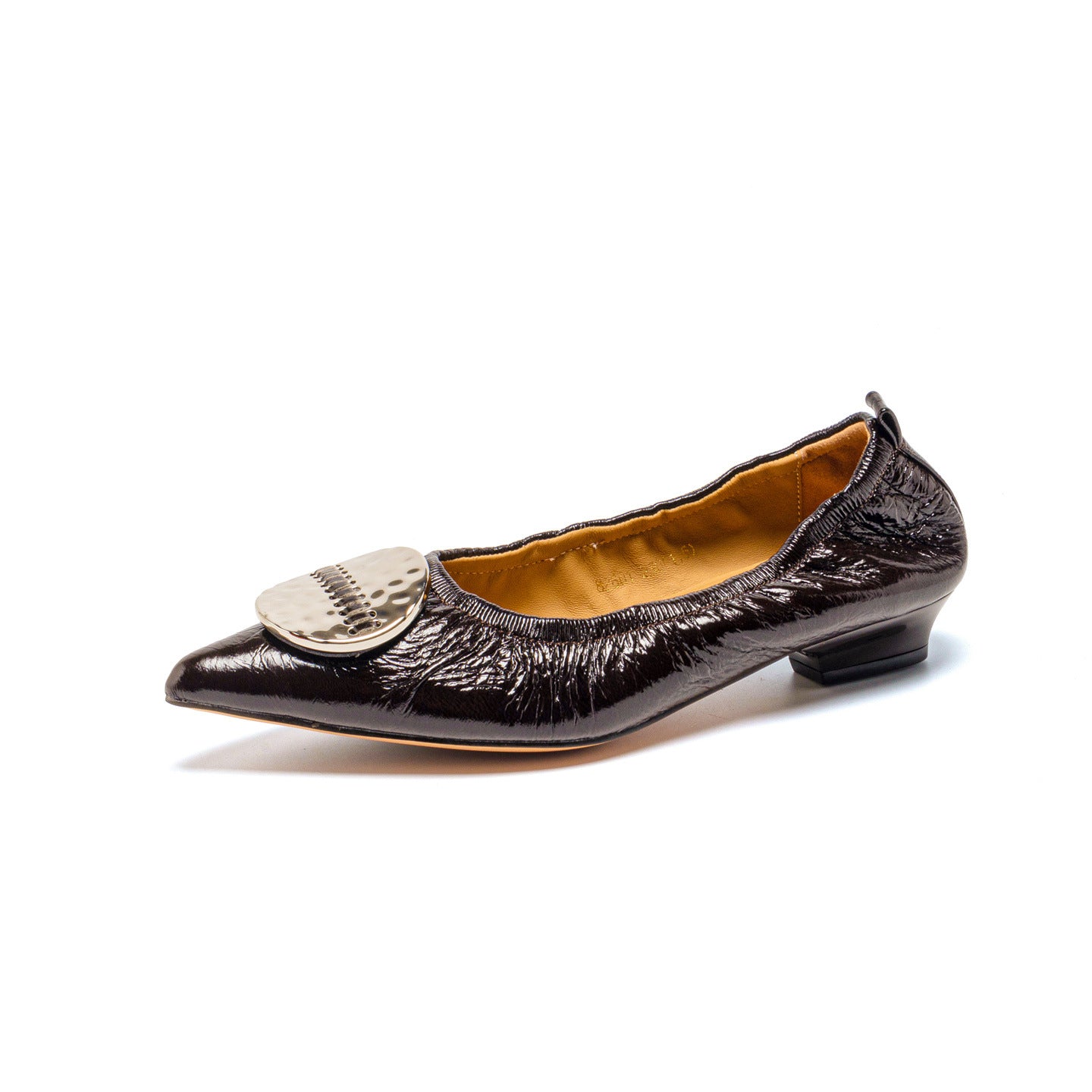 Women's Pointed Flat Sheepskin Spring Shallow Mouth Fairy Style Soft Bottom Leather Shoes