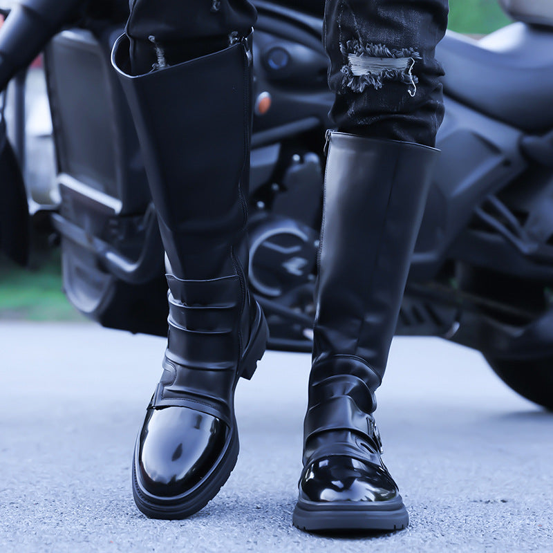 Men's Riding Trendy British Thick-soled Korean Style Worker Men's Martin Boots