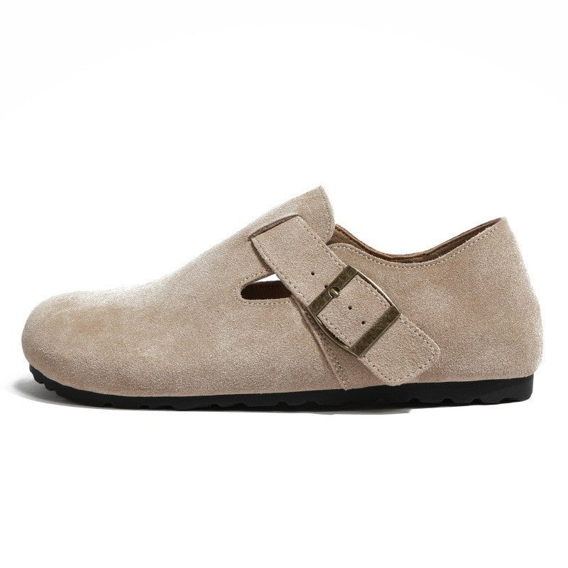 Women's Neck Spring Cork Flat Fishing Closed Women's Casual Shoes