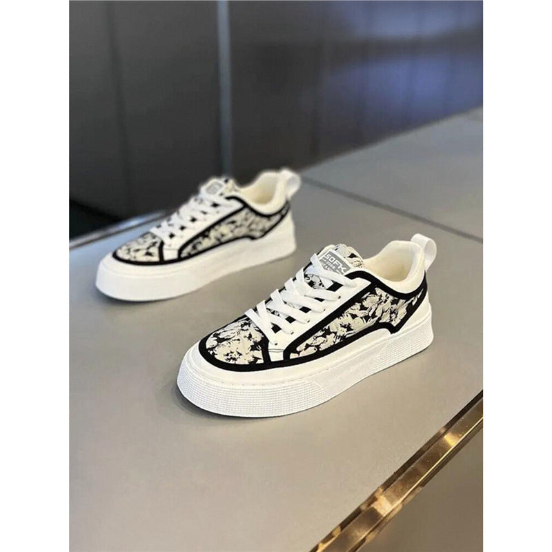 Men's Fashionable Summer Printing Breathable Board Versatile Men's Sports Shoes