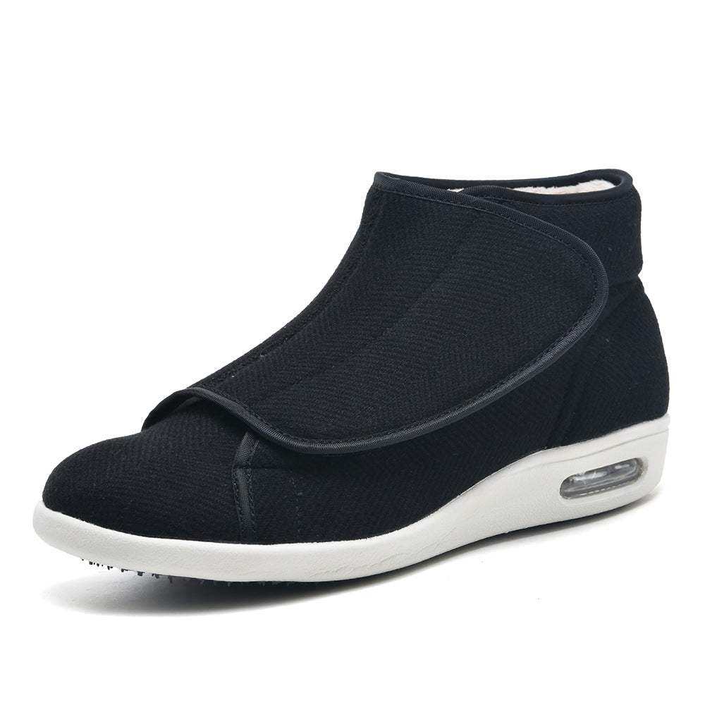 Men's For The Old Fleece-lined Walking Square Men's Sports Shoes
