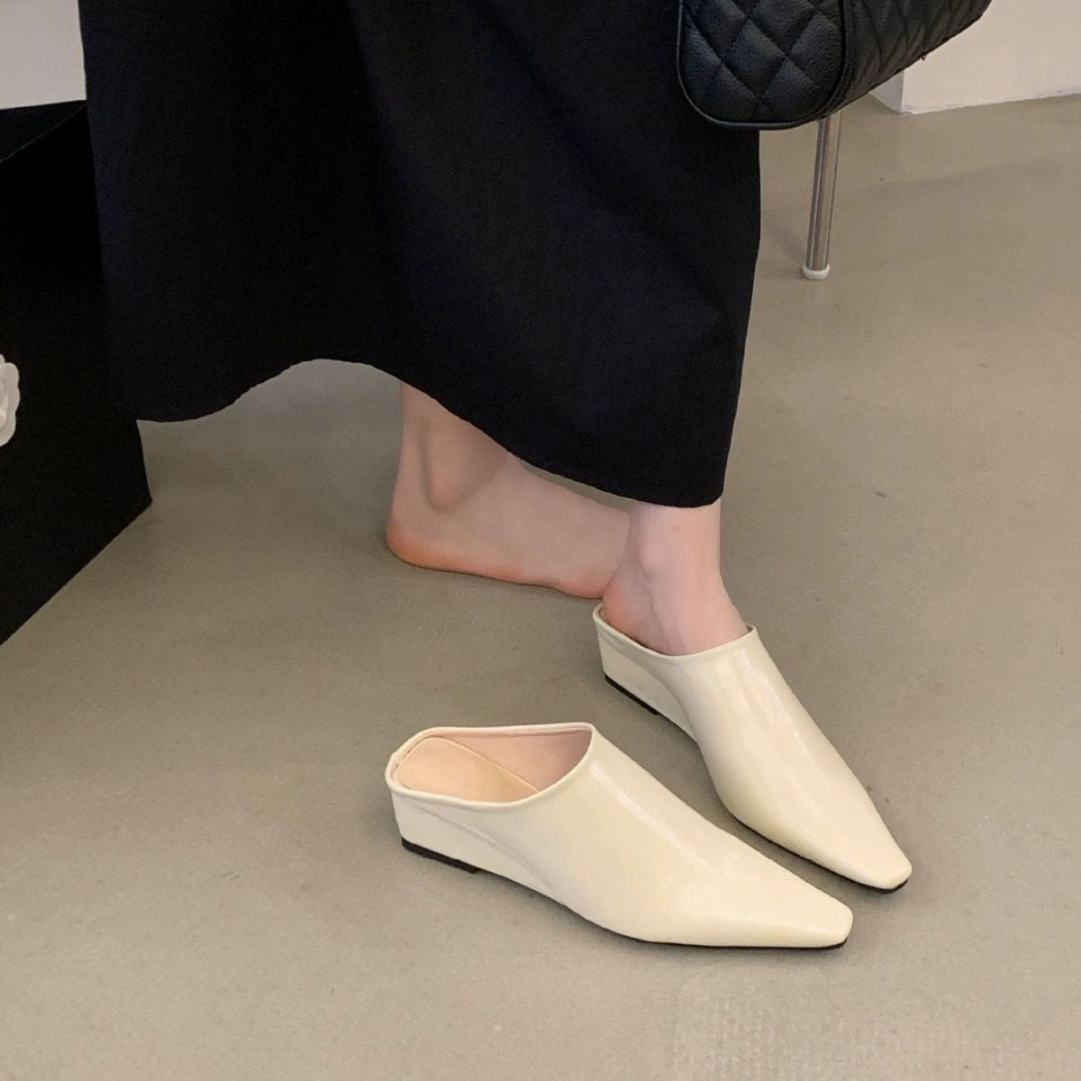Women's Low-cut Toe Cap Outdoor Wedge French Women's Fashion Shoes