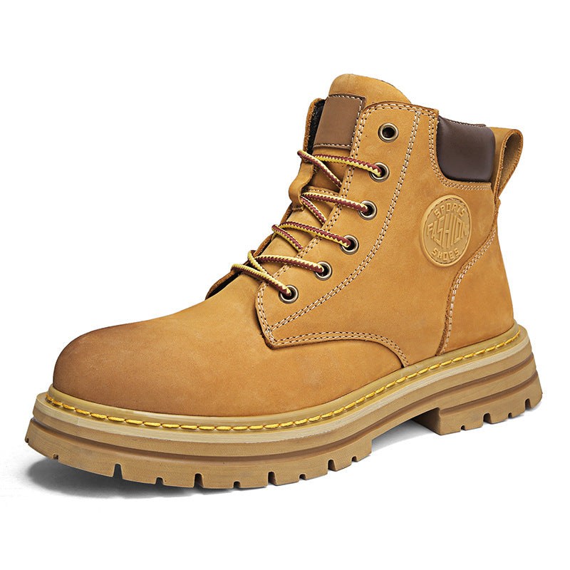 Women's & Men's Platform Height Increasing Leisure Male Couple Boots