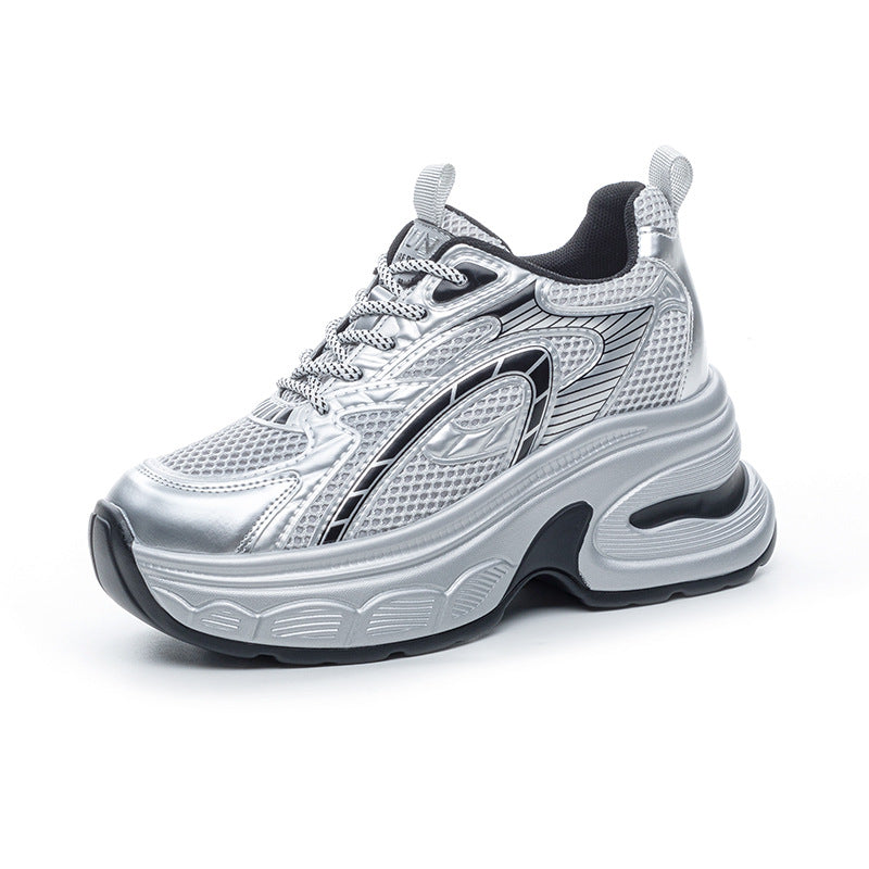 Women's Thick Bottom Platform Dad Autumn Breathable Women's Sports Shoes