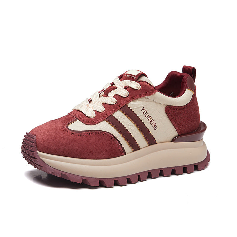 Women's Dad Autumn Korean Style Trendy Wild Thick Casual Shoes