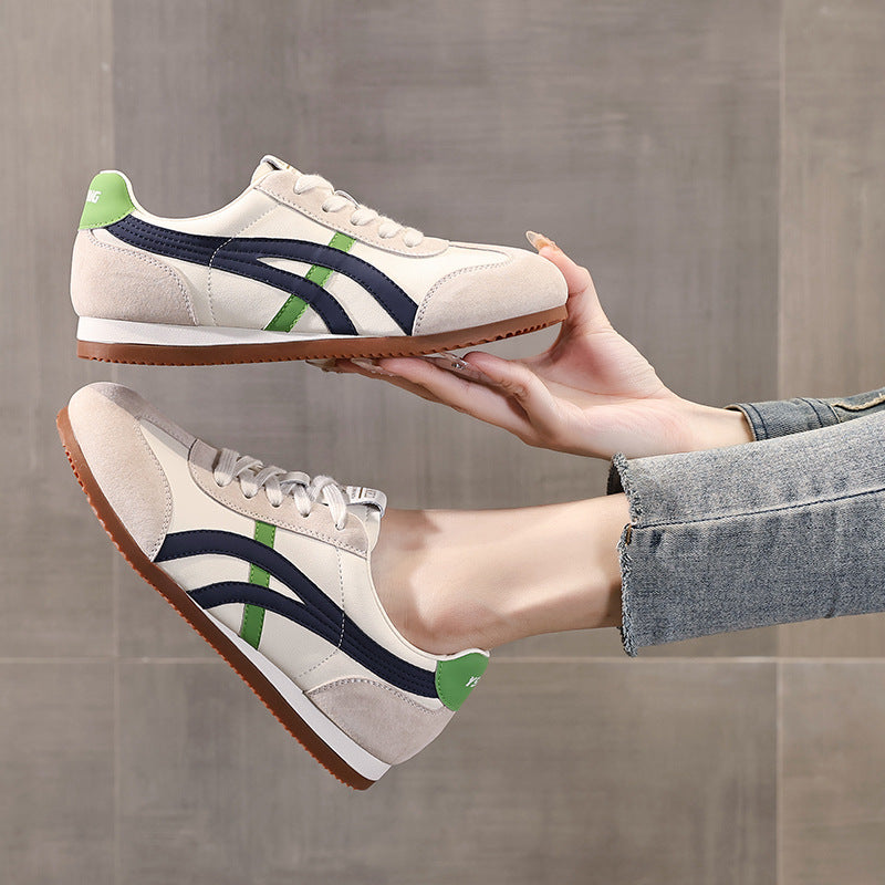 Women's White Flat German Training Summer Soft Bottom Wild Pumps Casual Shoes