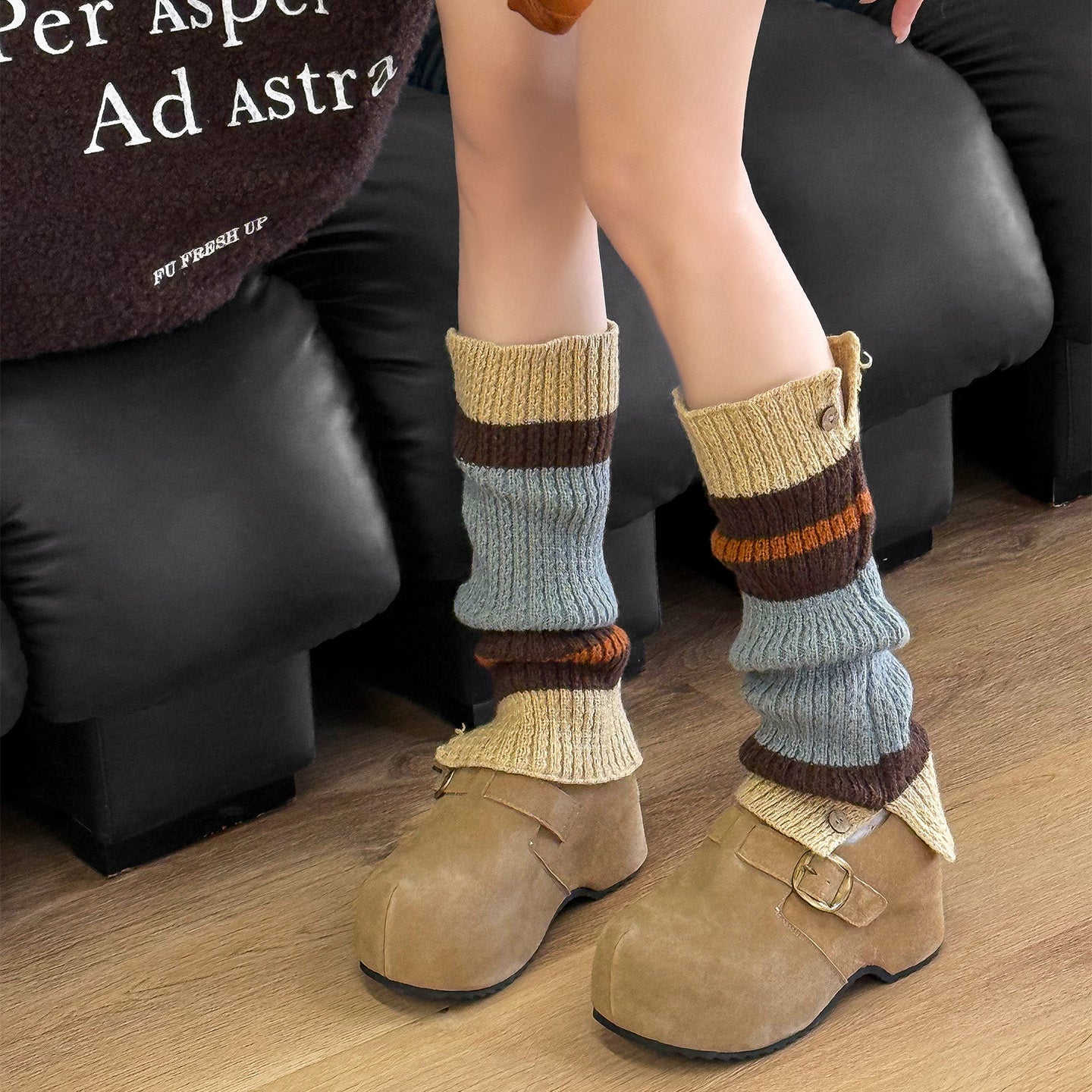 Women's Small All-inclusive Height Increasing Insole Retro Women's Casual Shoes