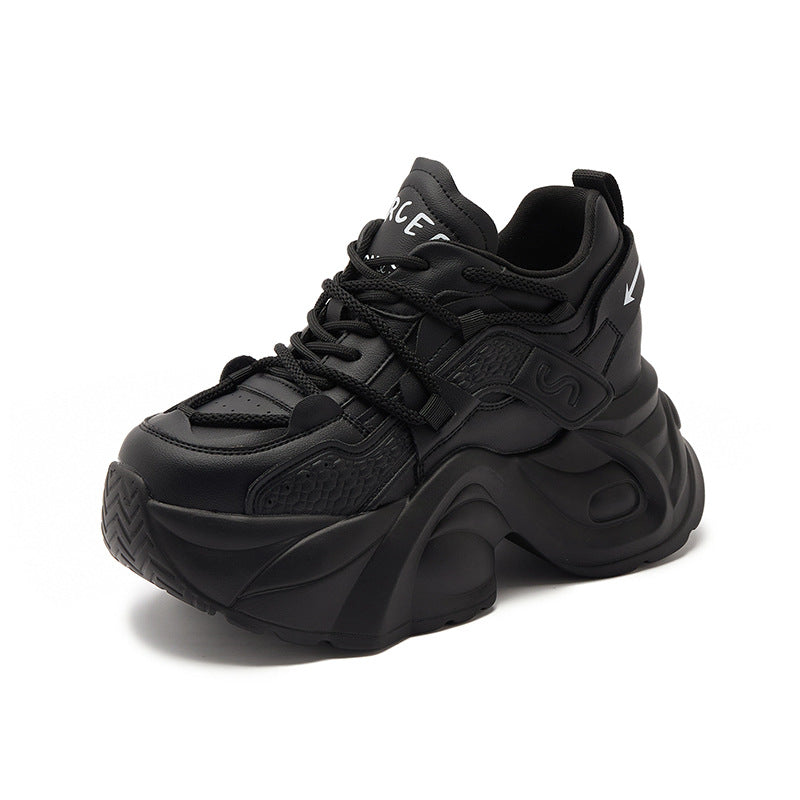 Women's Dad Spring Small Height Increasing Insole Women's Sports Shoes